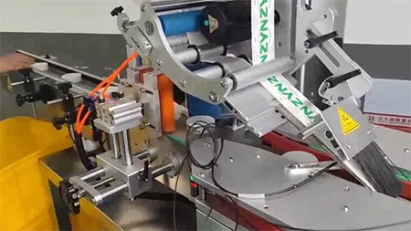 Flat Surface Labeling Machine for Alobon Cosmetics Company