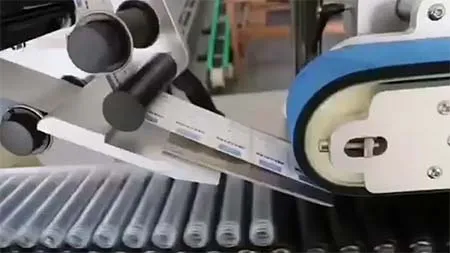 Plastic Test Tube Labeling